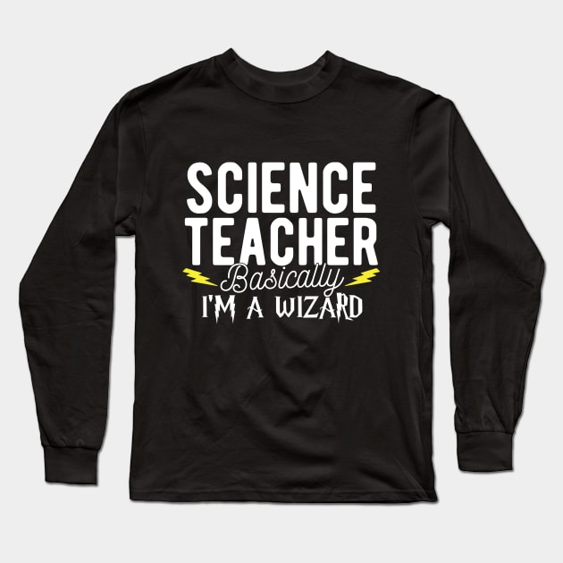 Science Teacher Long Sleeve T-Shirt by thingsandthings